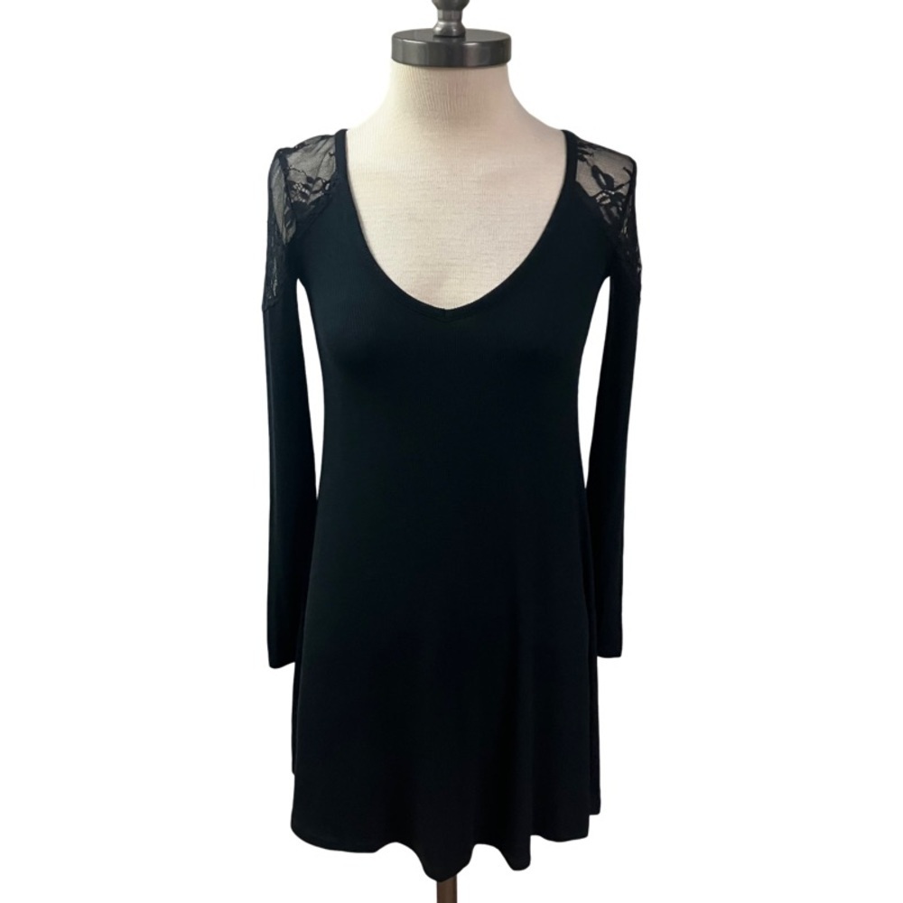NWT Festival Indie American Eagle Outfitters Mini Swing Dress XXS Lace Gothcore